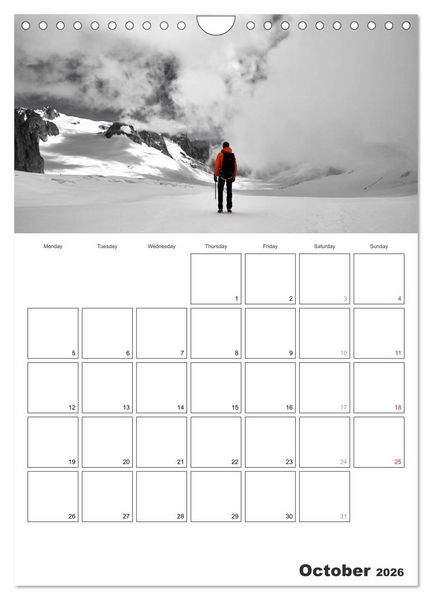 Produktbild: EXPLORING ALPS (Wall Calendar 2026 DIN A4 portrait), CALVENDO 12 Month Wall Calendar