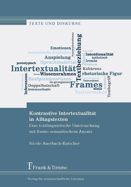 Produktbild: Kontrastive Intertextualit&auml;t in Alltagstexten