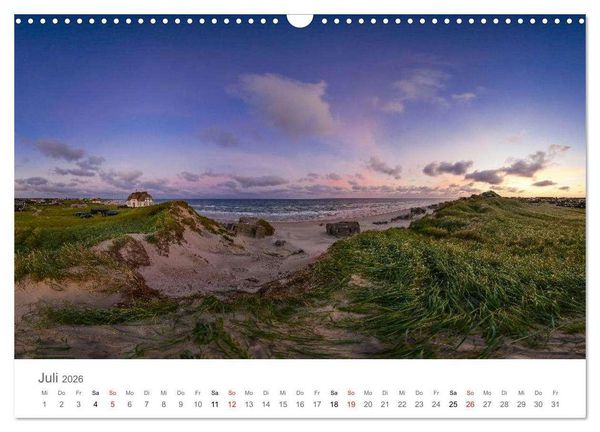 Produktbild: D&auml;nemark - Land im Licht (Wandkalender 2026 DIN A3 quer), CALVENDO Monatskalender