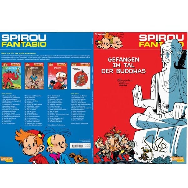 Produktbild: Spirou und Fantasio 12: Gefangen im Tal der Buddhas