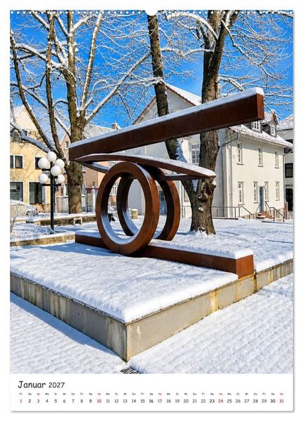 Produktbild: Friedrichsdorf in Hessen vom Stadtfotograf Petrus Bodenstaff (hochwertiger Premium Wandkalender 2027 DIN A2 hoch), Kunstdruck in Hochglanz