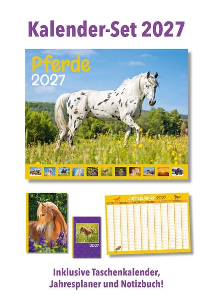 Produktbild: Pferde Kalenderpaket 2027