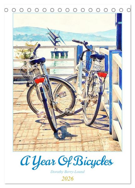 Produktbild: A Year Of Bicycles (Desk Calendar 2026 DIN A5 portrait), CALVENDO 12 Month DeskCalendar