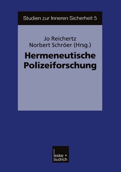 Produktbild: Hermeneutische Polizeiforschung