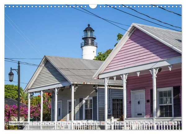 Produktbild: FLORIDA KEYS UND KEY WEST Malerische Reiseroute (Wandkalender 2026 DIN A3 quer), CALVENDO Monatskalender