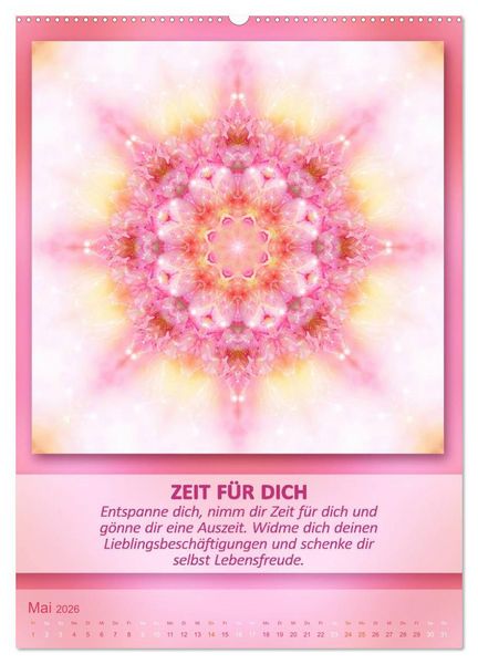 Produktbild: Light Energy Mandalas - Kalender - Vol. 2 (Wandkalender 2026 DIN A2 hoch), CALVENDO Monatskalender