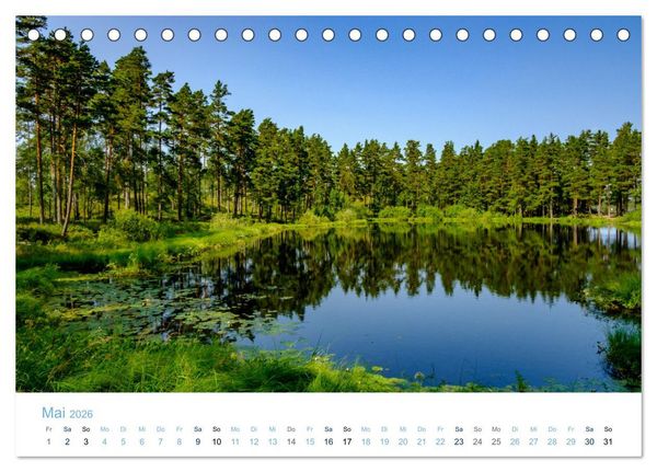 Produktbild: Schwedens Seen (Tischkalender 2026 DIN A5 quer), CALVENDO Monatskalender