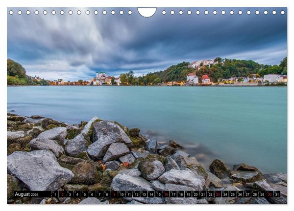Produktbild: Passau - Die Dreifl&uuml;ssestadt (Wandkalender 2026 DIN A4 quer), CALVENDO Monatskalender