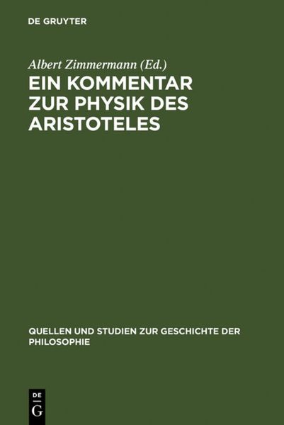 Produktbild: Ein Kommentar zur Physik des Aristoteles