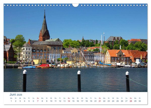Produktbild: Flensburg 2026. Impressionen rund um den Hafen (Wandkalender 2026 DIN A3 quer), CALVENDO Monatskalender