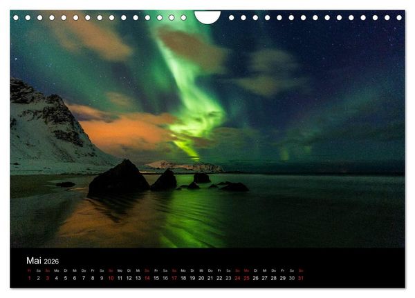 Produktbild: Norwegen, Landschaften in Schnee und Eis (Wandkalender 2026 DIN A4 quer), CALVENDO Monatskalender