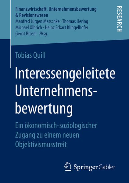 Produktbild: Interessengeleitete Unternehmensbewertung