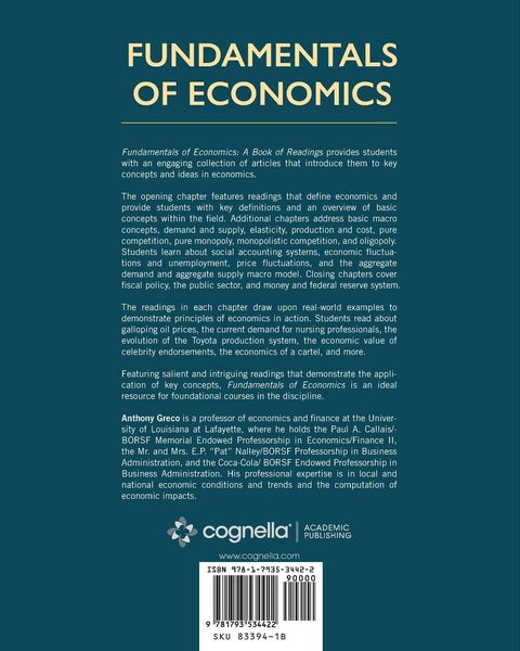 Produktbild: Fundamentals of Economics