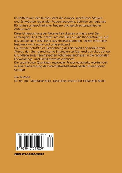 Produktbild: Regionale Frauennetzwerke