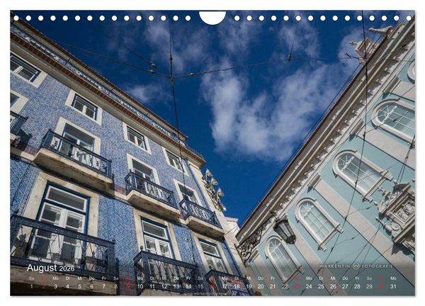 Produktbild: Zauberhaftes Lissabon (Wandkalender 2026 DIN A4 quer), CALVENDO Monatskalender