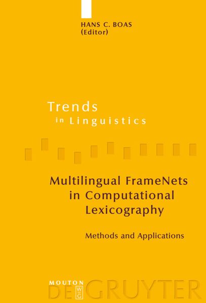 Produktbild: Multilingual FrameNets in Computational Lexicography