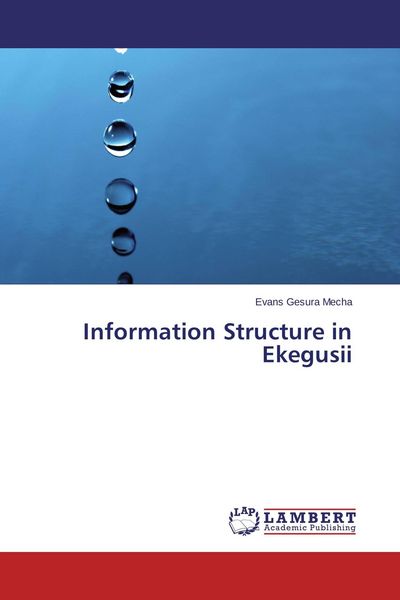 Produktbild: Information Structure in Ekegusii