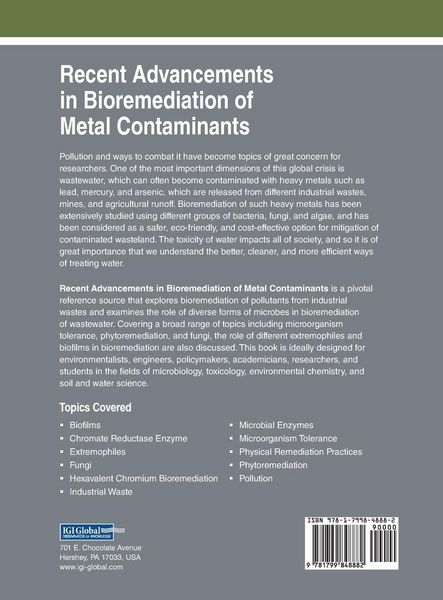 Produktbild: Recent Advancements in Bioremediation of Metal Contaminants