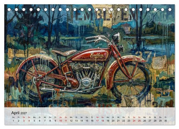 Produktbild: Kult-Motorr&auml;der der USA (Tischkalender 2027 DIN A5 quer), CALVENDO Monatskalender