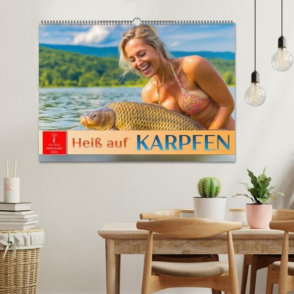 Produktbild: Hei&szlig; auf Karpfen (Wandkalender 2026 DIN A2 quer), CALVENDO Monatskalender
