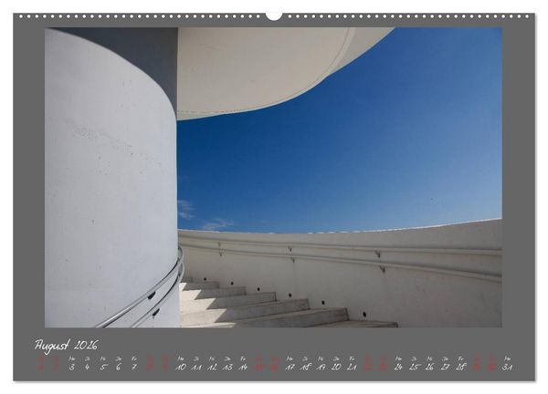 Produktbild: Moderne Architektur - Oscar Niemeyer Kulturzentrum (hochwertiger Premium Wandkalender 2026 DIN A2 quer), Kunstdruck in Hochglanz