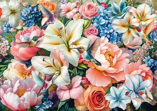 Produktbild: Blumen in Pastell
