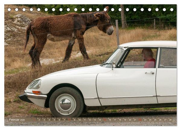 Produktbild: Citro&euml;n DS G&ouml;ttin im Mittelrheintal (Tischkalender 2026 DIN A5 quer), CALVENDO Monatskalender