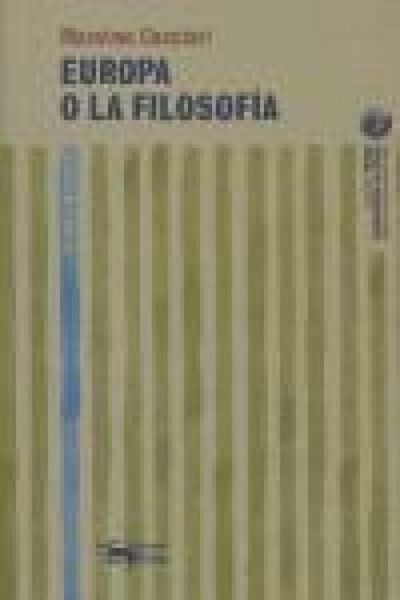 Produktbild: Europa o La filosof&iacute;a