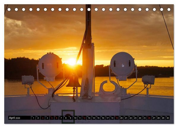 Produktbild: Flussfahrt Moskau - St. Petersburg (Tischkalender 2026 DIN A5 quer), CALVENDO Monatskalender