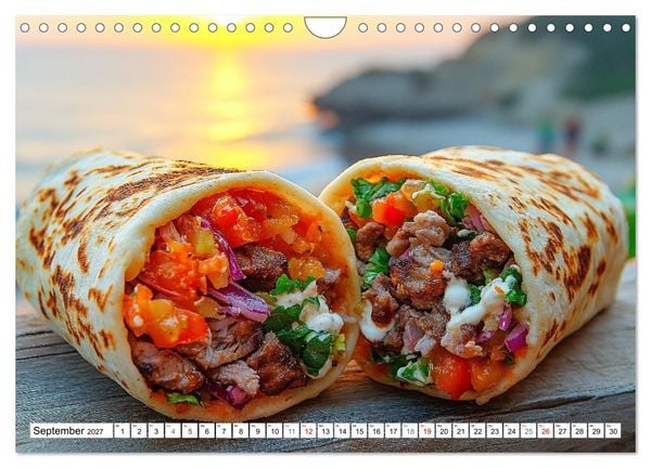 Produktbild: D&ouml;ner macht sch&ouml;ner, t&uuml;rkischer Geschmack von deinem D&ouml;nermann (Wandkalender 2027 DIN A4 quer), CALVENDO Monatskalender