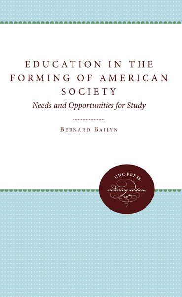 Produktbild: Education in the Forming of American Society