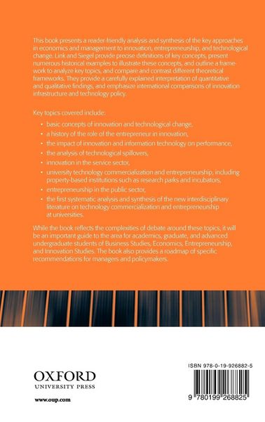 Produktbild: Innovation, Entrepreneurship, and Technological Change