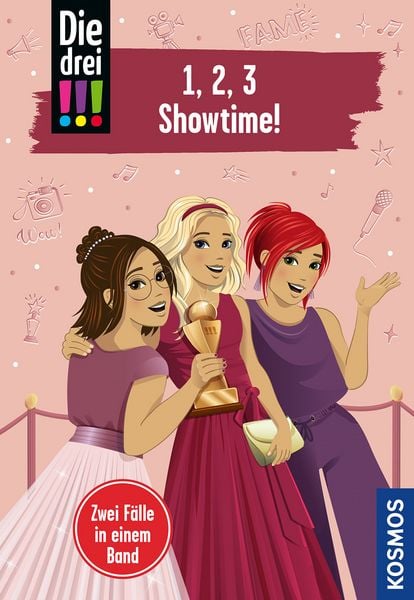 Die drei !!!, 1,2,3 - Showtime!, Gebundene Ausgabe von Mira Sol,Ann-Katrin Heger, Kosmos, 978-3-440-18154-6