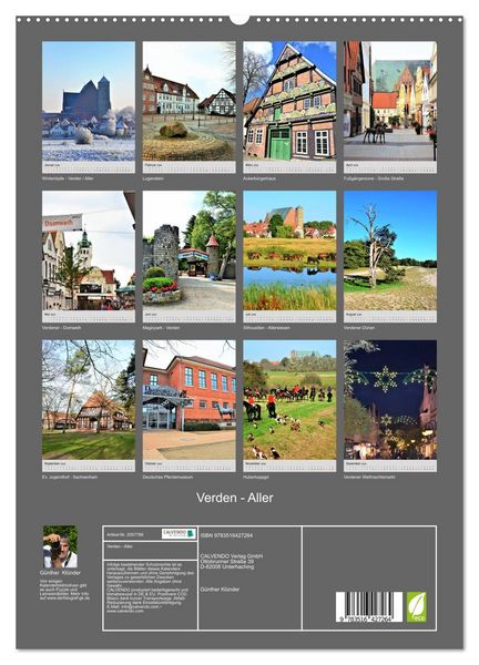 Produktbild: Verden - Aller (hochwertiger Premium Wandkalender 2026 DIN A2 hoch), Kunstdruck in Hochglanz