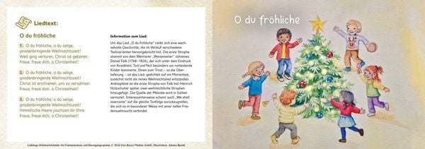 Produktbild: Lieblings-Weihnachtslieder mit Fantasiereisen und Bewegungsspielen