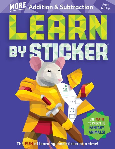 Produktbild: Learn by Sticker: More Addition & Subtraction