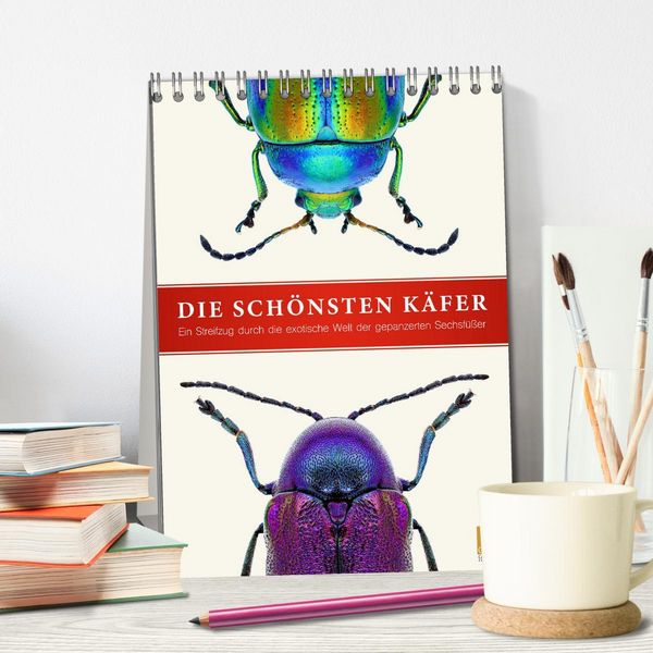 Produktbild: Die sch&ouml;nsten K&auml;fer (Tischkalender 2026 DIN A5 hoch), CALVENDO Monatskalender