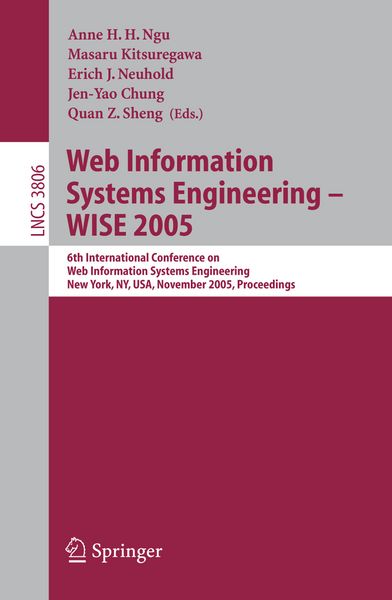 Produktbild: Web Information Systems Engineering - WISE 2005