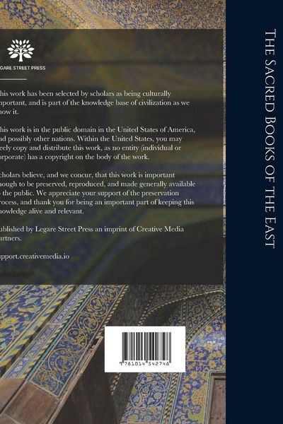 Produktbild: The Sacred Books of the East; 41