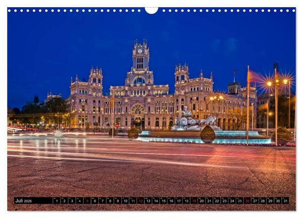 Produktbild: Madrid entdecken (Wandkalender 2026 DIN A3 quer), CALVENDO Monatskalender