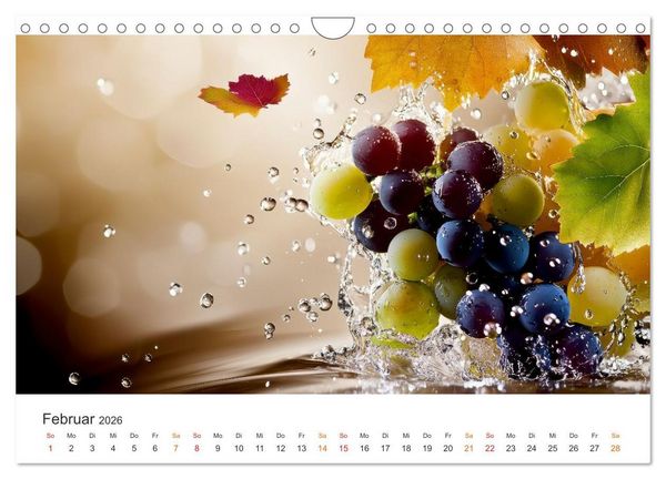 Produktbild: Gartenkalender - Symphonie aus Obst und Fantasie (Wandkalender 2026 DIN A4 quer), CALVENDO Monatskalender