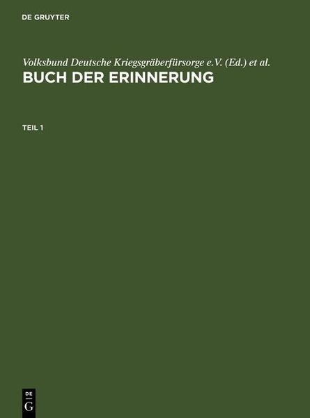 Produktbild: Buch der Erinnerung