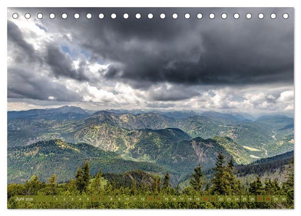 Produktbild: Idyllische Landschaften am Tegernsee (Tischkalender 2026 DIN A5 quer), CALVENDO Monatskalender