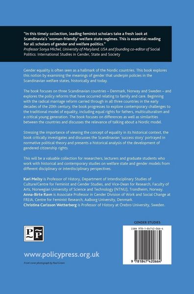 Produktbild: Gender equality and welfare politics in Scandinavia