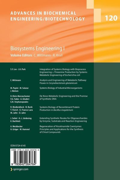 Produktbild: Biosystems Engineering I