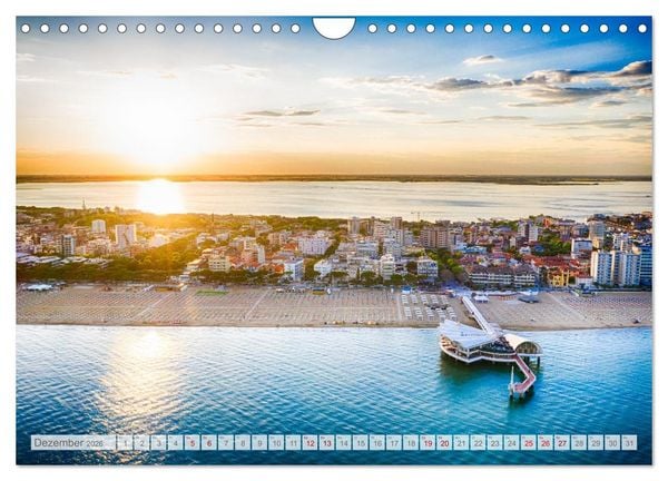 Produktbild: Lignano in Italien. Sommer Strand und Meer (Wandkalender 2026 DIN A4 quer), CALVENDO Monatskalender