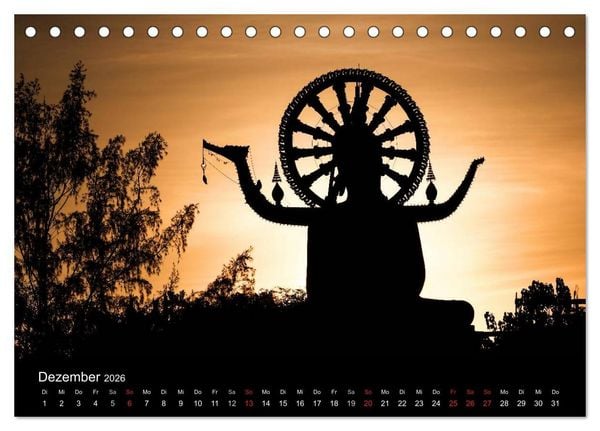 Produktbild: Koh Samui (Tischkalender 2026 DIN A5 quer), CALVENDO Monatskalender
