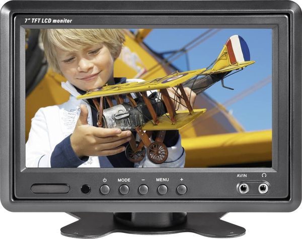 Renkforce T-701B Auto LCD-Monitor 17.8cm 7 Zoll