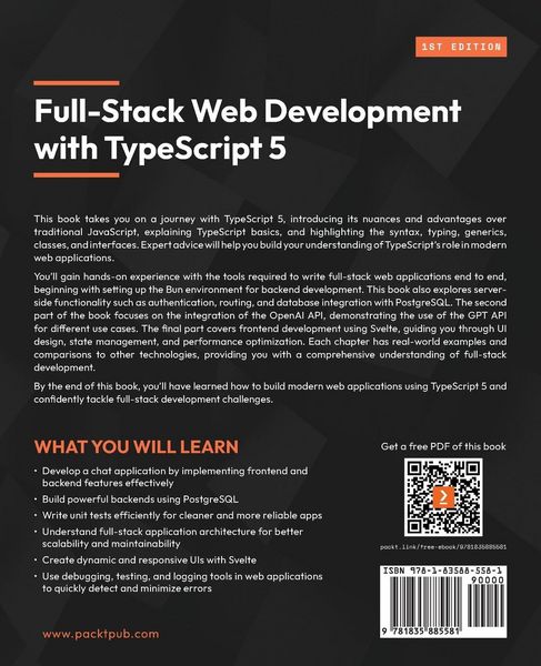 Produktbild: Full-Stack Web Development with TypeScript 5