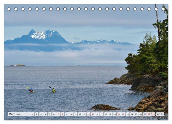 Produktbild: Faszination Vancouver Island (Tischkalender 2026 DIN A5 quer), CALVENDO Monatskalender